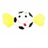 Minge din cauciuc pentru catei, emoji, 16 x 7 cm, multicolor
