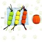 Jucarie de ros pentru catelusi, suprafata texturata, 20 cm, cauciuc Jucarie de ros pentru catelusi, suprafata texturata, 20 cm, cauciuc
