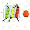 Jucarie de ros pentru catelusi, suprafata texturata, 20 cm, cauciuc