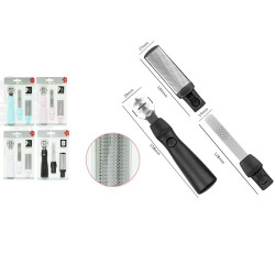 Set 3 piese pentru curatare calcaie, lama si pila interschimbabila, diverse culori