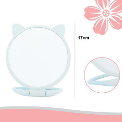 Oglinda cosmetica pentru machiaj, pisicuta, inaltime 17 cm