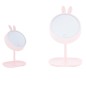 Oglinda cu LED, suport bijuterii, cosmetica si machiaj, rama urechi iepuras, inaltime 37 cm Oglinda cu LED, suport bijuterii, cosmetica si machiaj, rama urechi iepuras, inaltime 37 cm