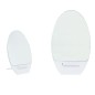 Oglinda cosmetica, forma ovala, picior de sustinere, 29x17 cm Oglinda cosmetica, forma ovala, picior de sustinere, 29x17 cm