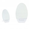 Oglinda cosmetica, forma ovala, picior de sustinere, 29x17 cm