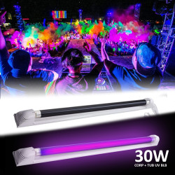 Lampa ultravioleta blacklight T8 30W cu suport