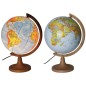 Glob geografic iluminat 2 in 1, harta politica si fizica, diametru 32 cm, suport, RESIGILAT