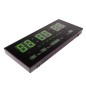 Ceas digital LED, alarma, calendar, afisaj 12/24 ore, temperatura ambientala, melodii, montare pe perete