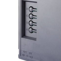 Ceas digital LED, alarma, calendar, afisaj 12/24 ore, temperatura ambientala, melodii, montare pe perete