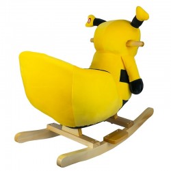 Balansoar multifunctional, model Albinuta, leagan cu spatar si centura de siguranta, 12 luni+