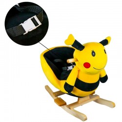 Balansoar multifunctional, model Albinuta, leagan cu spatar si centura de siguranta, 12 luni+