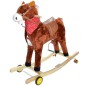 Balansoar calut, efecte sonore, cu rotile, inaltime 80 cm