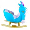 Balansoar copii, 2 in 1, model Iepuras, leagan cu spatar si centura de siguranta, 12 luni+