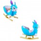 Balansoar copii, 2 in 1, model Iepuras, leagan cu spatar si centura de siguranta, 12 luni+ Balansoar copii, 2 in 1, model Iepuras, leagan cu spatar si centura de siguranta, 12 luni+