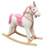 Balansoar Unicorn, sunete trap, captusit cu plus, inaltime 68 cm, cu baterii
