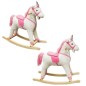 Balansoar Unicorn, sunete trap, captusit cu plus, inaltime 68 cm, cu baterii Balansoar Unicorn, sunete trap, captusit cu plus, inaltime 68 cm, cu baterii