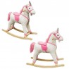 Balansoar Unicorn, sunete trap, captusit cu plus, inaltime 68 cm, cu baterii