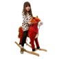 Calut balansoar din plus, Lucky, sunete si miscare, inaltime 78 cm Calut balansoar din plus, Lucky, sunete si miscare, inaltime 78 cm