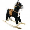 Calut balansoar din plus, efecte sonore, inaltime 78 cm, lemn, negru