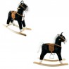 Calut balansoar din plus, efecte sonore, inaltime 78 cm, lemn, negru