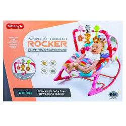 Balansoar bebelusi, scaun cu vibratii, spatar reglabil, bara jucarii, sarcina 18 kg