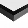Panou LED SMD dreptunghiular, 2x30W, lumina neutra 4500K, 30 x 120 x 3.8 cm, negru