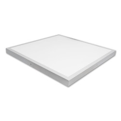 Aplica LED SMD, 40W, lumina neutra, 3200lm, IP20, 60x60 cm, rama alba
