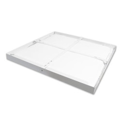Aplica LED SMD, 40W, lumina neutra, 3200lm, IP20, 60x60 cm, rama alba