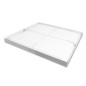 Aplica LED SMD, 40W, lumina neutra, 3200lm, IP20, 60x60 cm, rama alba