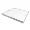Aplica LED SMD, 40W, lumina neutra, 3200lm, IP20, 60x60 cm, rama alba