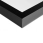 Aplica LED SMD 40W, panou luminos 3200lm, 60x60 cm, carcasa aluminiu, rama neagra
